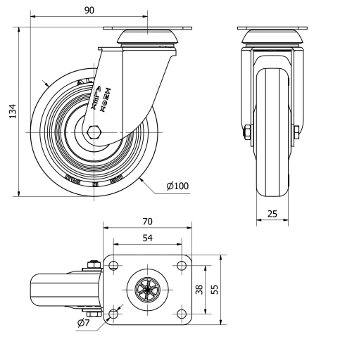 Données techniques 2-3050