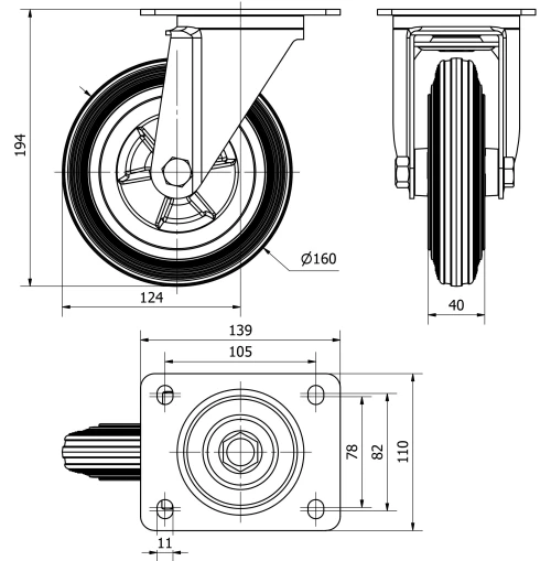 Données techniques TW0256