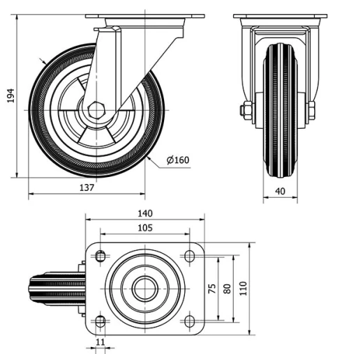 Données techniques TW0256