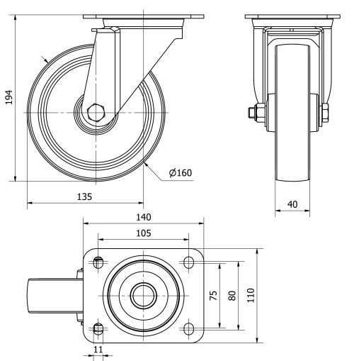 Données techniques TW0302