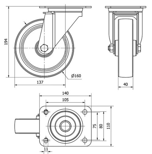Données techniques TW0302