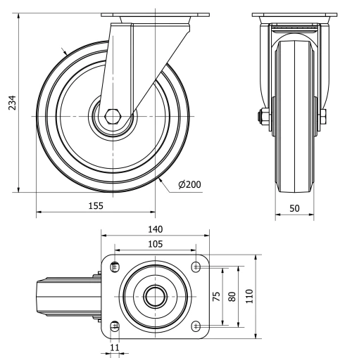 Données techniques TW0299