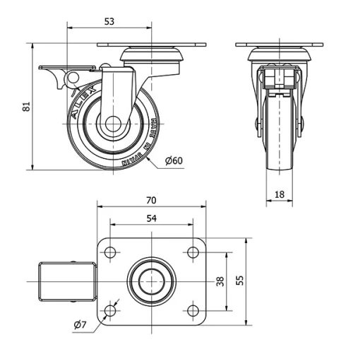 Données techniques 1-0555