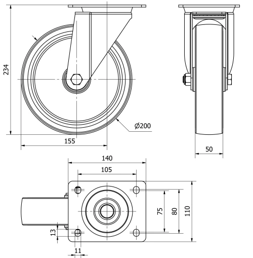 Données techniques TW0305