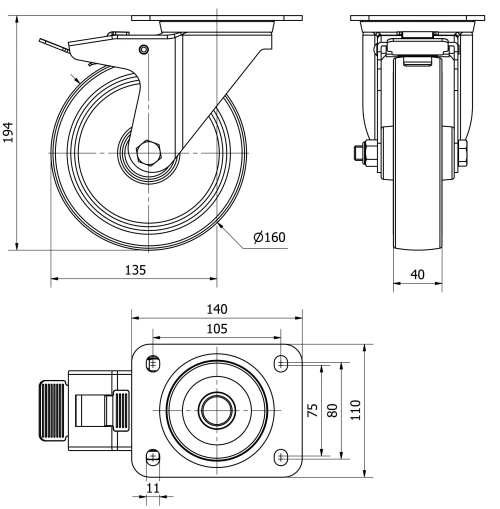 Données techniques TW0310