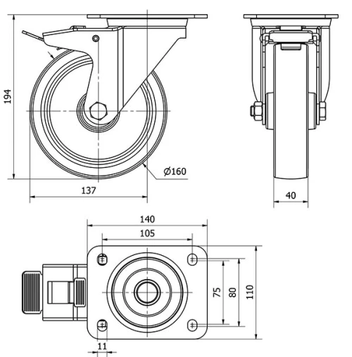 Données techniques TW0304
