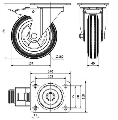 Données techniques TW0266