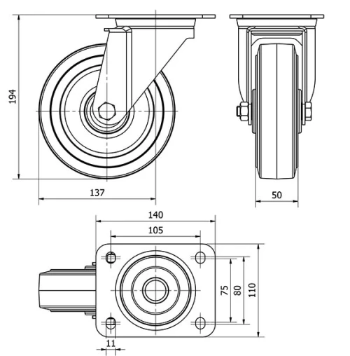 Données techniques TW0296