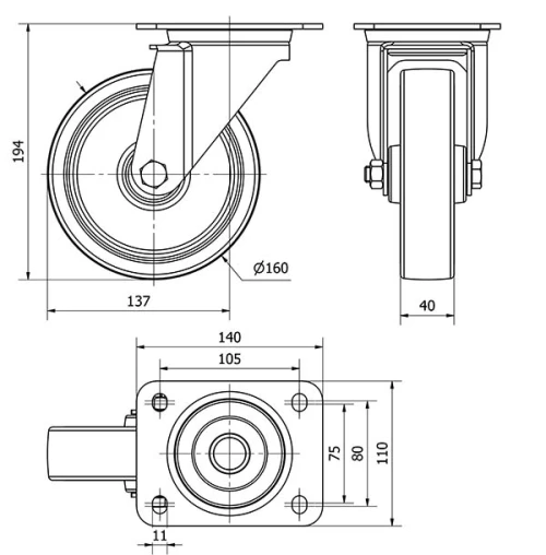 Données techniques TW0308