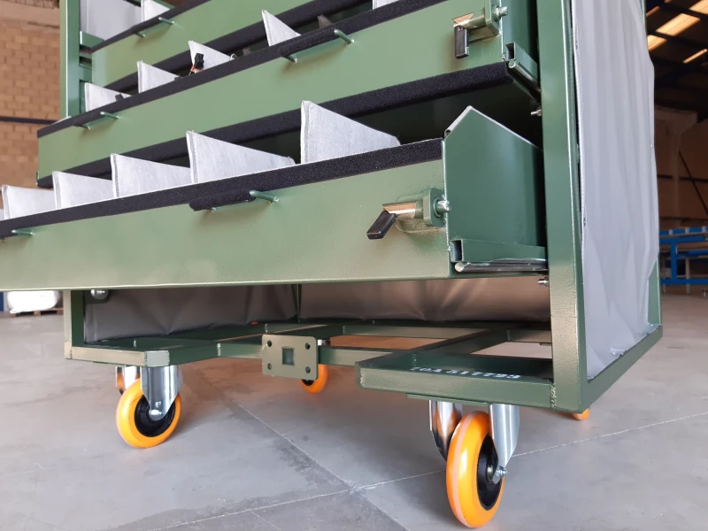 Projet roues secteur automobile . Durabilité et exigences quant aux déplacements internes des lignes de travail