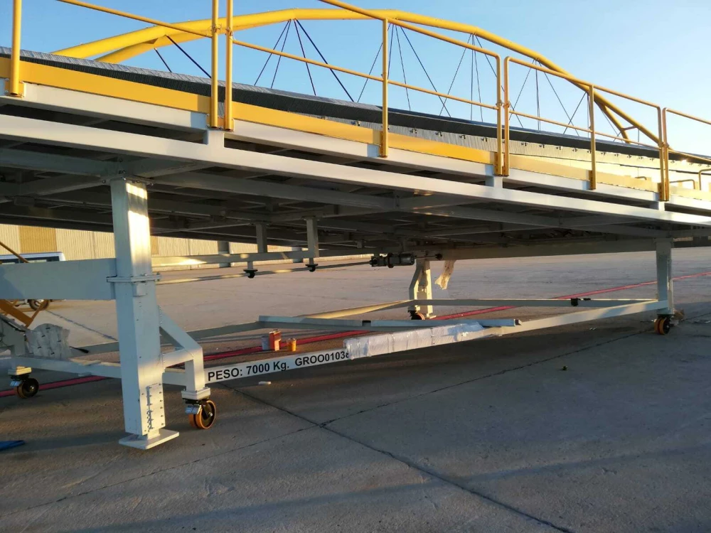 Projet de Roues Secteur Aéronautique. Transporter des charges lourdes avec un maximum de securité et de versatilité