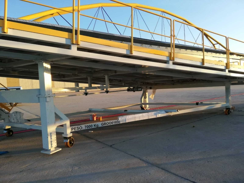 Projet de Roues Secteur Aéronautique. Transporter des charges lourdes avec un maximum de securité et de versatilité