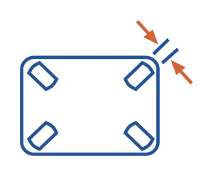 Diamètre du trou de fixation