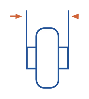 Longueur de l'alésage