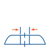 Diamètre du trou traversant