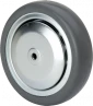 Roues en caoutchouc gris
